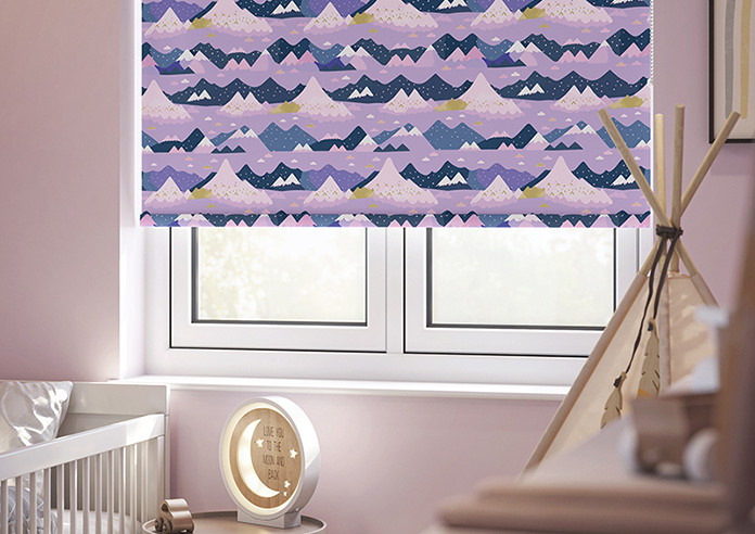 Serene Summit, Amethyst - Roller Blind - Image 5